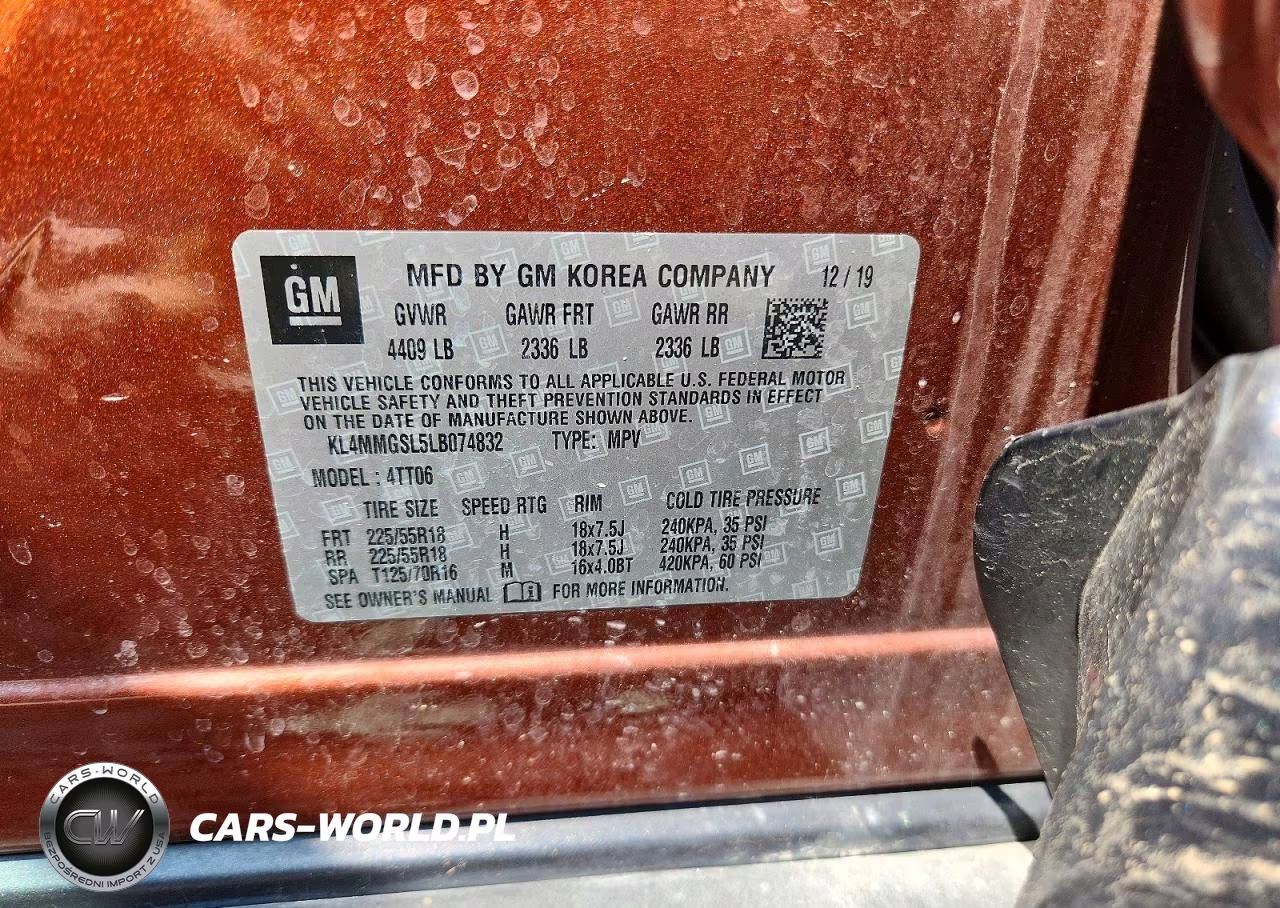 2020 Buick Encore Gx Essence VIN:KL4MMGSL5LB074832 - 14