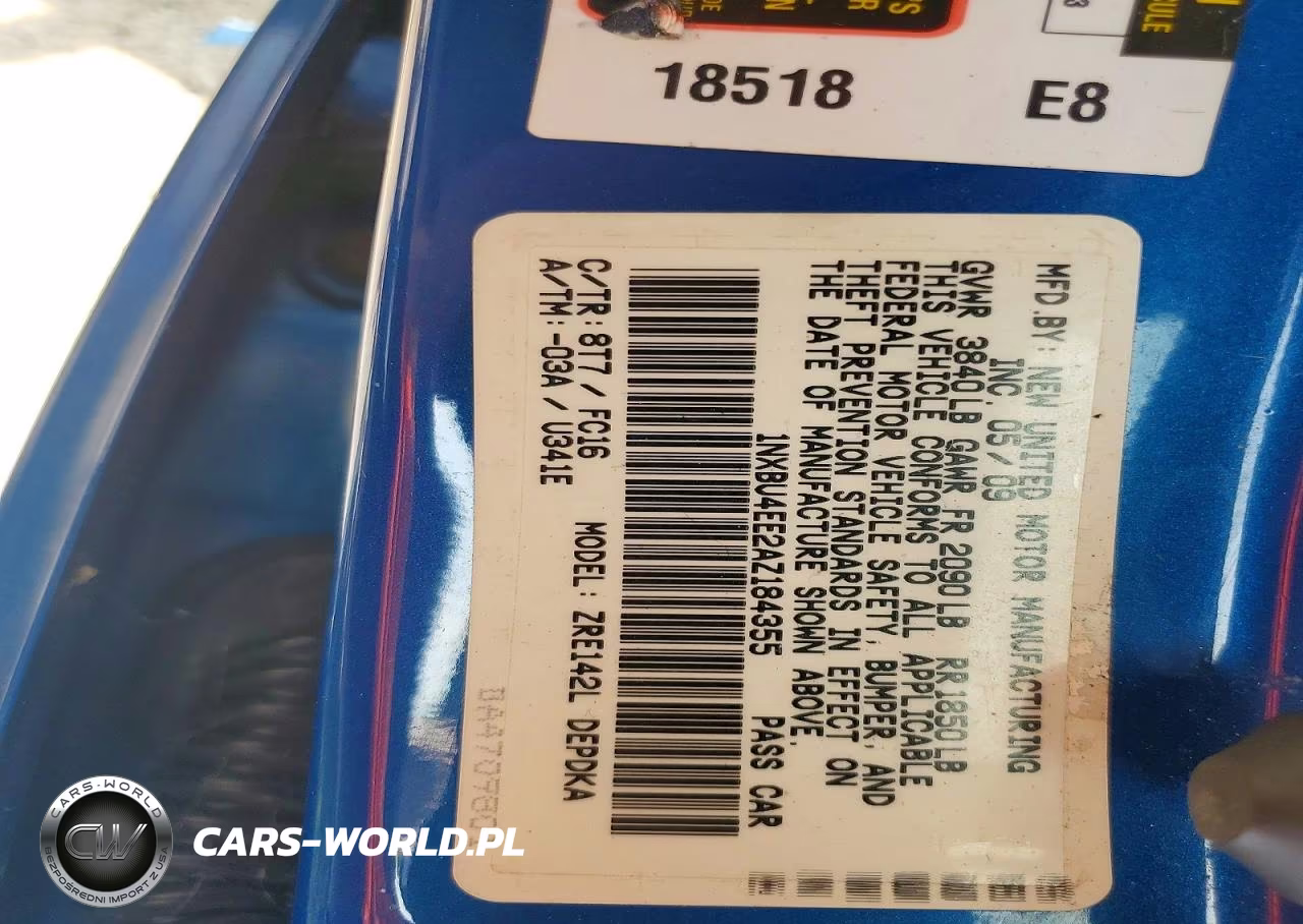 2010 Toyota Corolla Le VIN:1NXBU4EE2AZ184355 - 12