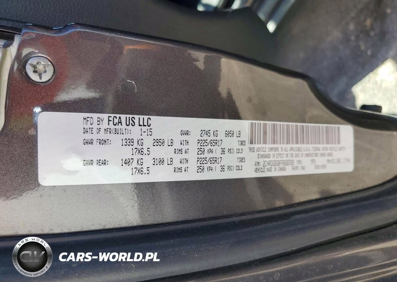 2015 Dodge Grand Caravan Se VIN:2C4RDGBG8FR668769 - 12