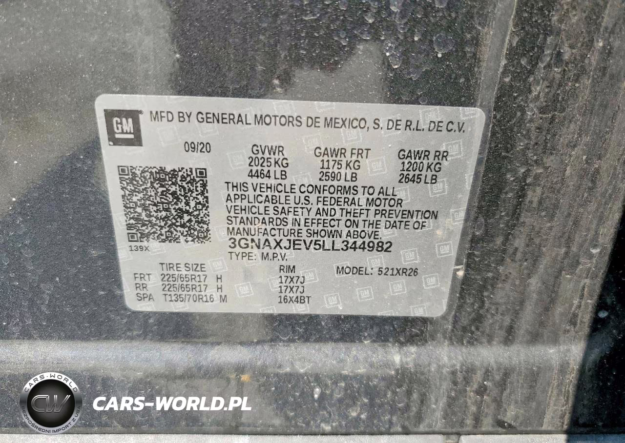 2020 Chevrolet Equinox Lt VIN:3GNAXJEV5LL344982 - 13