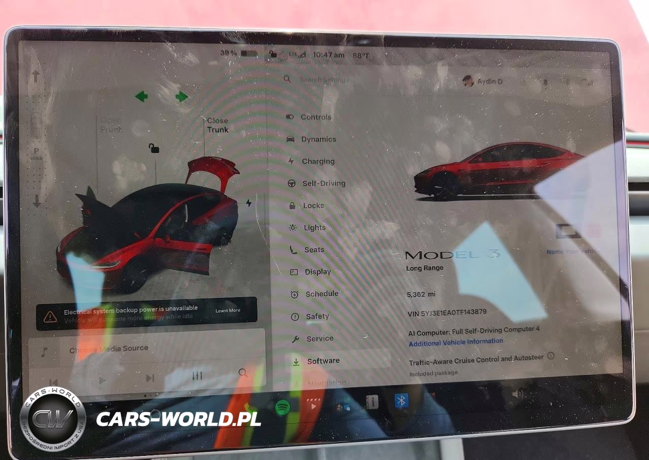 2026 Tesla Model 3 VIN:5YJ3E1EA0TF143879 - 9