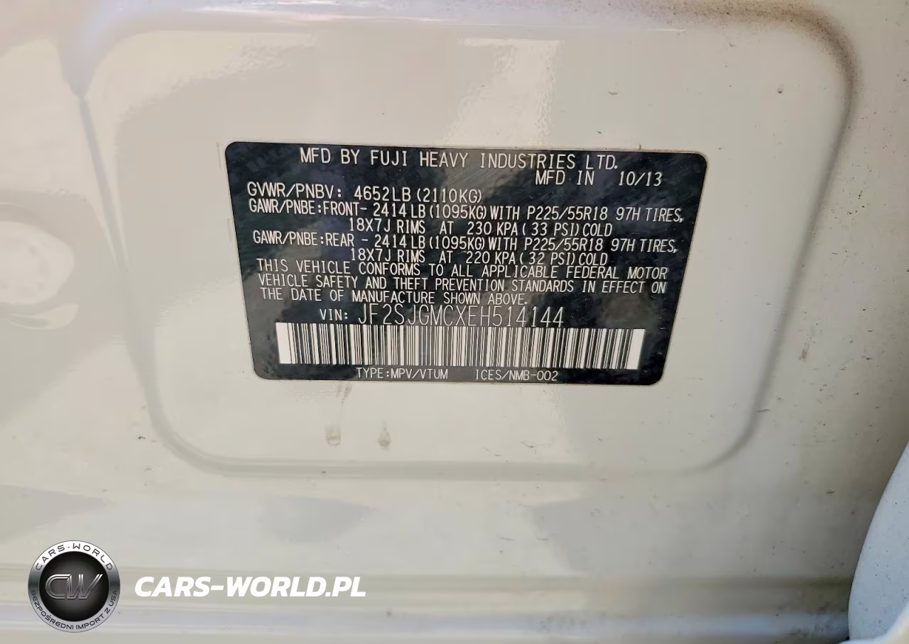 2014 Subaru Forester 2.0Xt Touring VIN:JF2SJGMCXEH514144 - 12