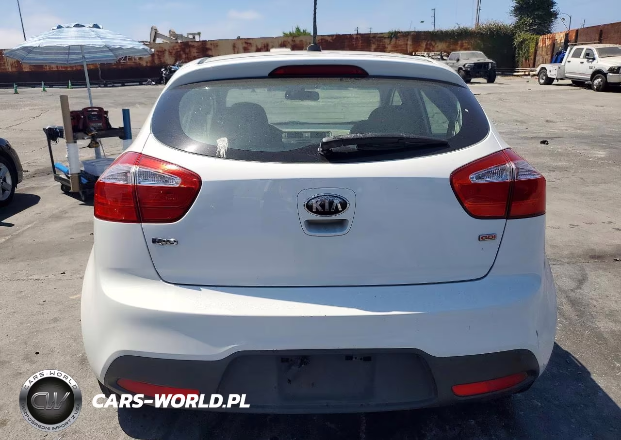 2013 Kia Rio Lx VIN:KNADM5A3XD6226297 - 6