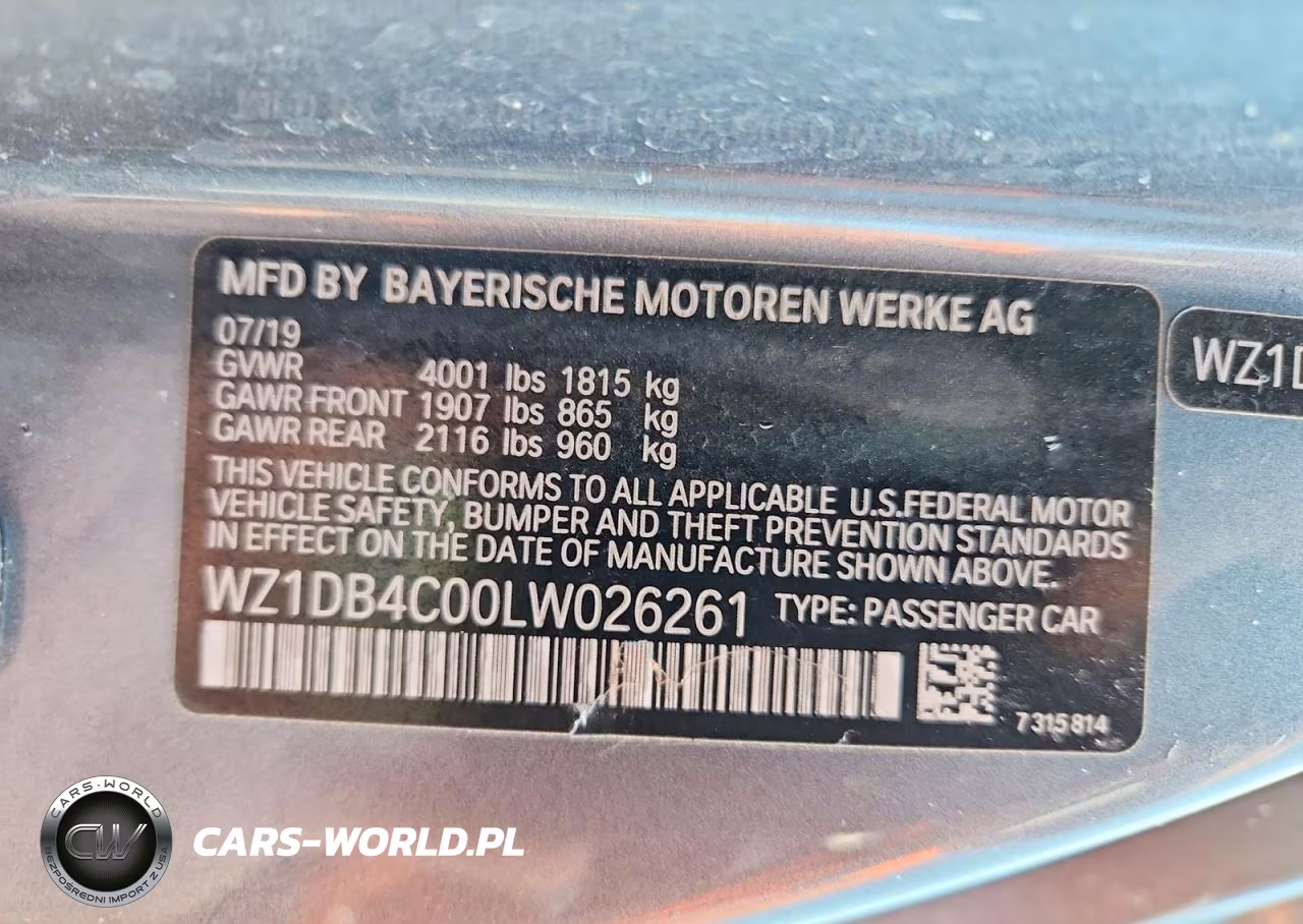 2020 Toyota Gr Supra 3.0 Premium VIN:WZ1DB4C00LW026261 - 12