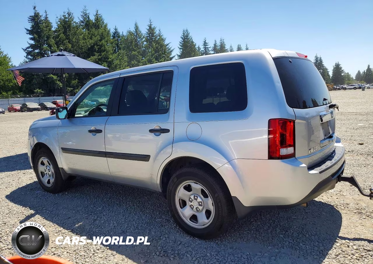 2014 Honda Pilot Lx VIN:5FNYF4H20EB001074 - 2