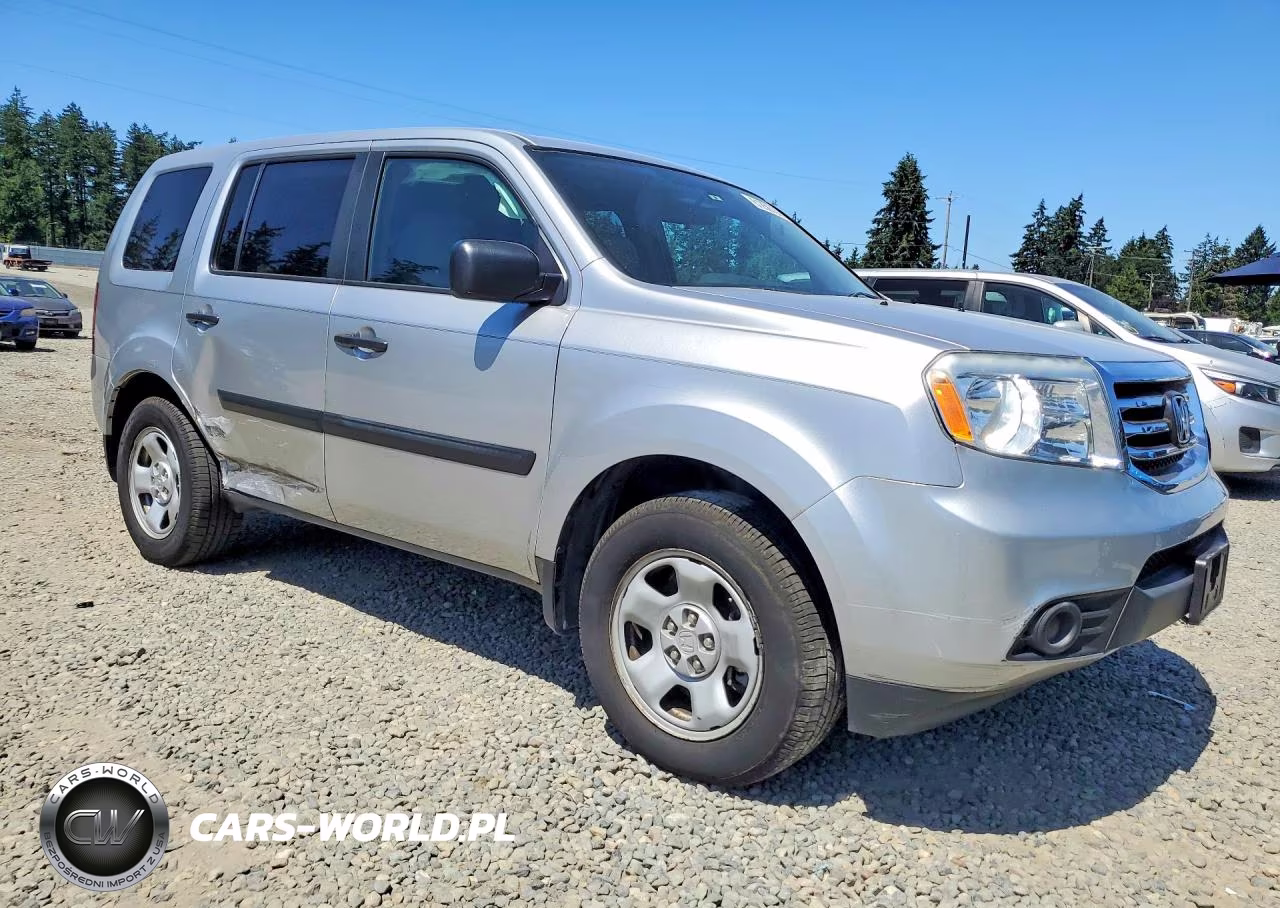 2014 Honda Pilot Lx VIN:5FNYF4H20EB001074 - 4