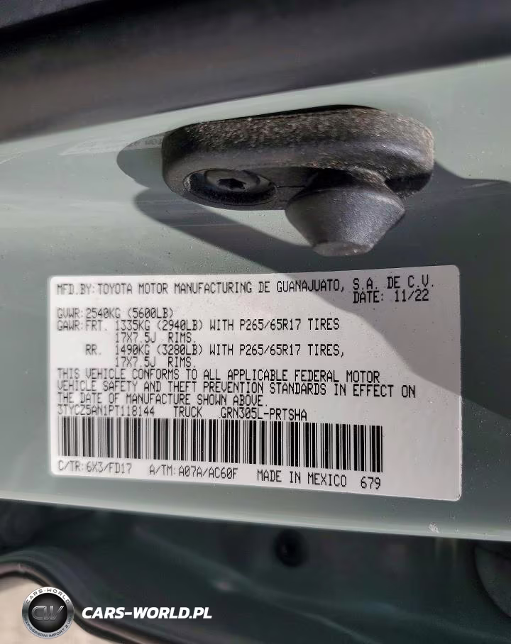 2023 Toyota Tacoma Trd Sport VIN:3TYCZ5AN1PT118144 - 12