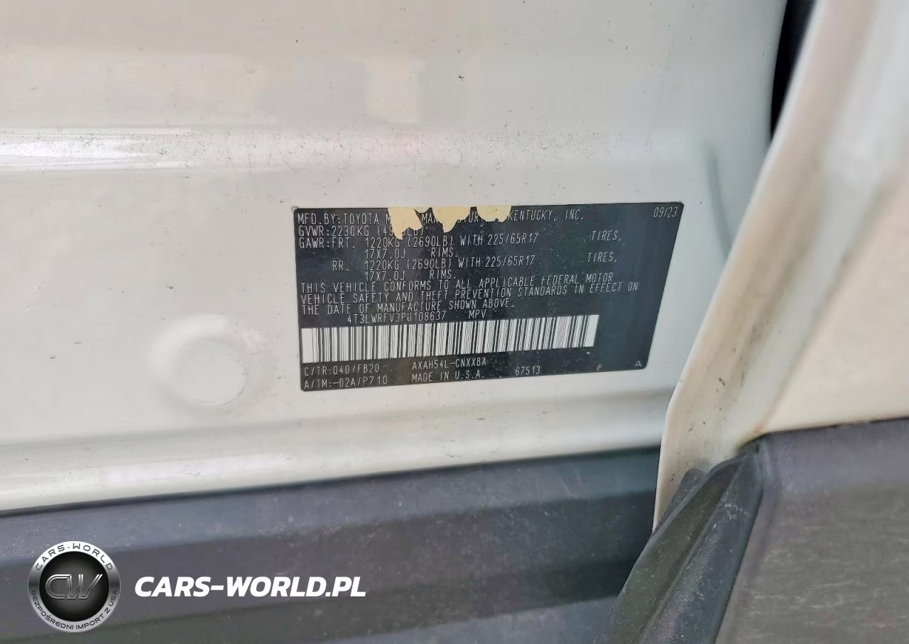 2023 Toyota Rav4 Le VIN:4T3LWRFV3PU108637 - 13