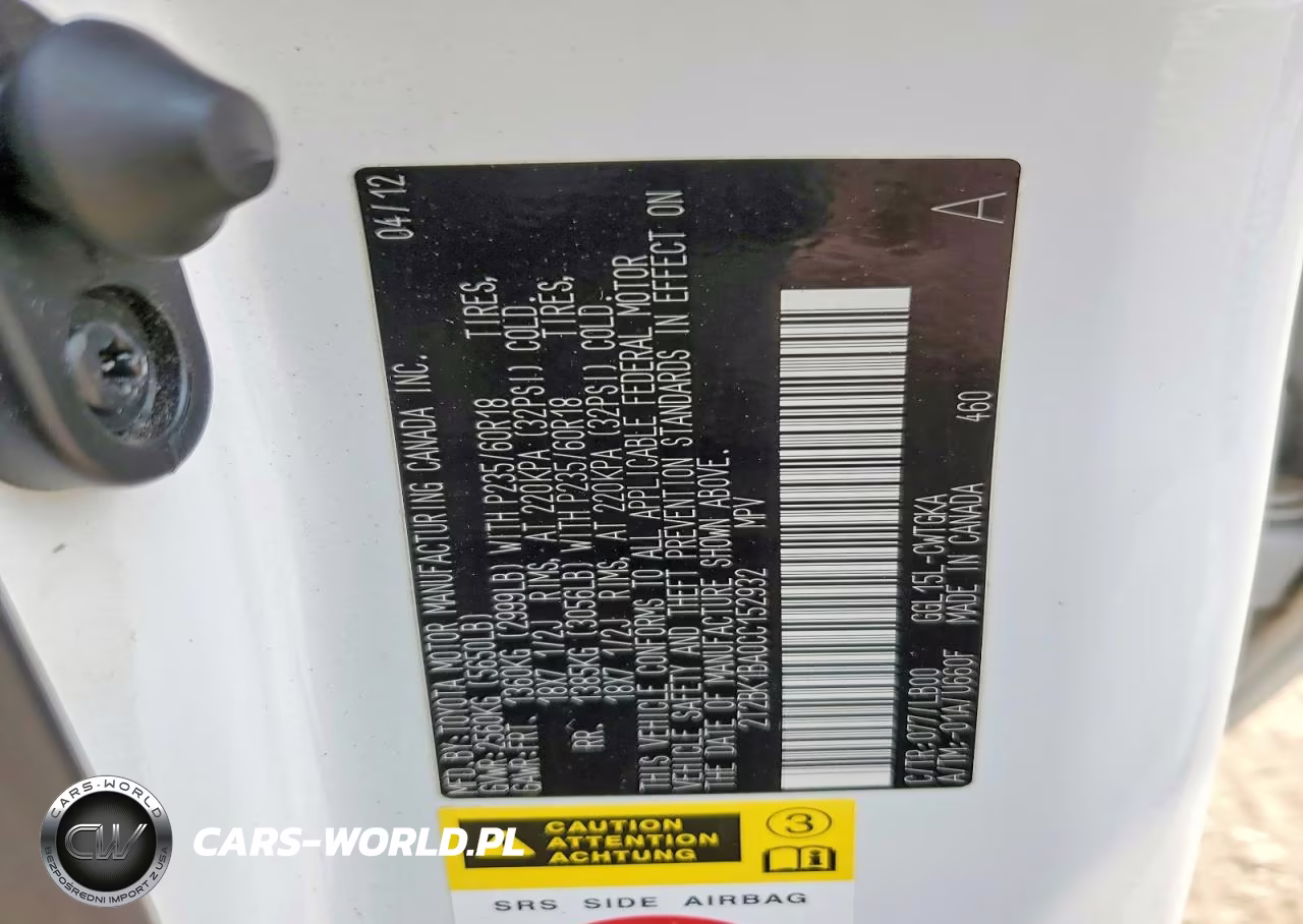 2012 Lexus Rx 350 VIN:2T2BK1BA0CC152932 - 13