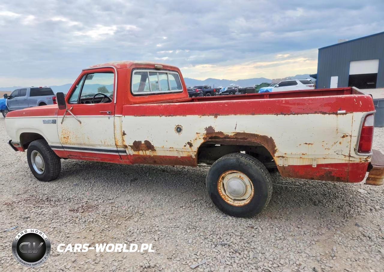 1979 Dodg D150 Pickup VIN:W14JE9S206860 - 2