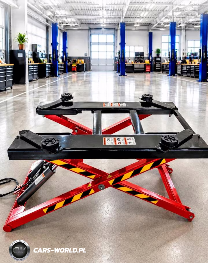2026 Portable Scissor Car Lift Mid Rise Mechanic Lift VIN:38913431 - 3