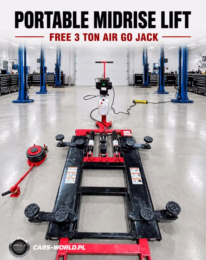 2026 Portable Scissor Car Lift Mid Rise Mechanic Lift VIN:38913452 - 5