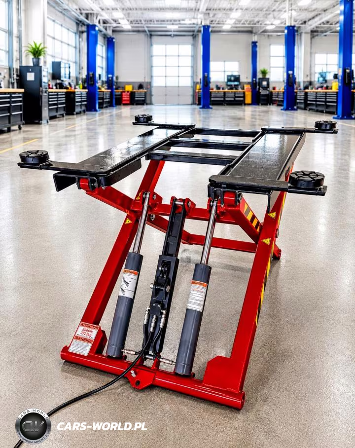 2026 Portable Scissor Car Lift Mid Rise Mechanic Lift VIN:38913452 - 7