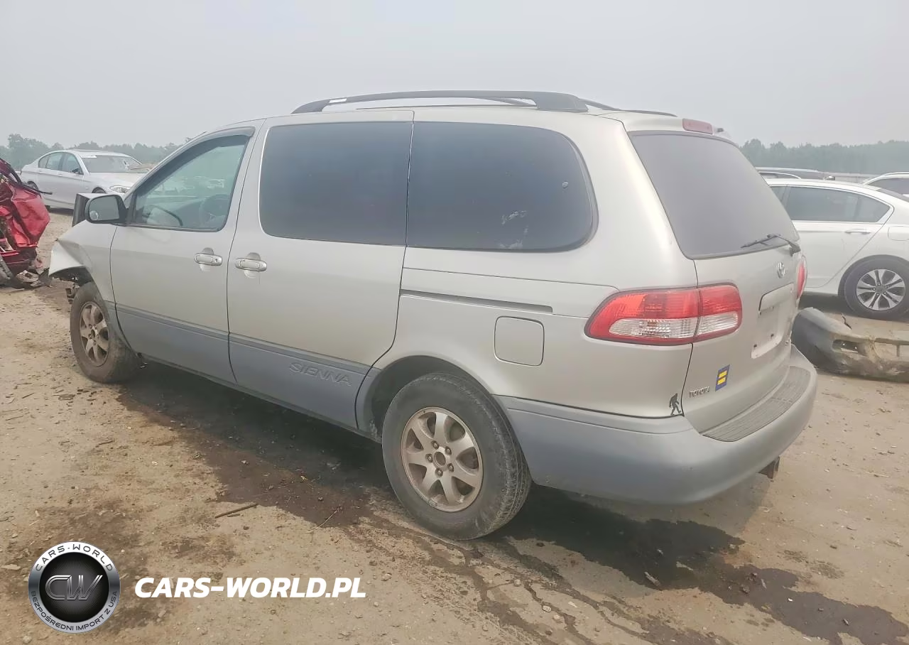 2002 Toyota Sienna Le VIN:4T3ZF13C02U464843 - 2