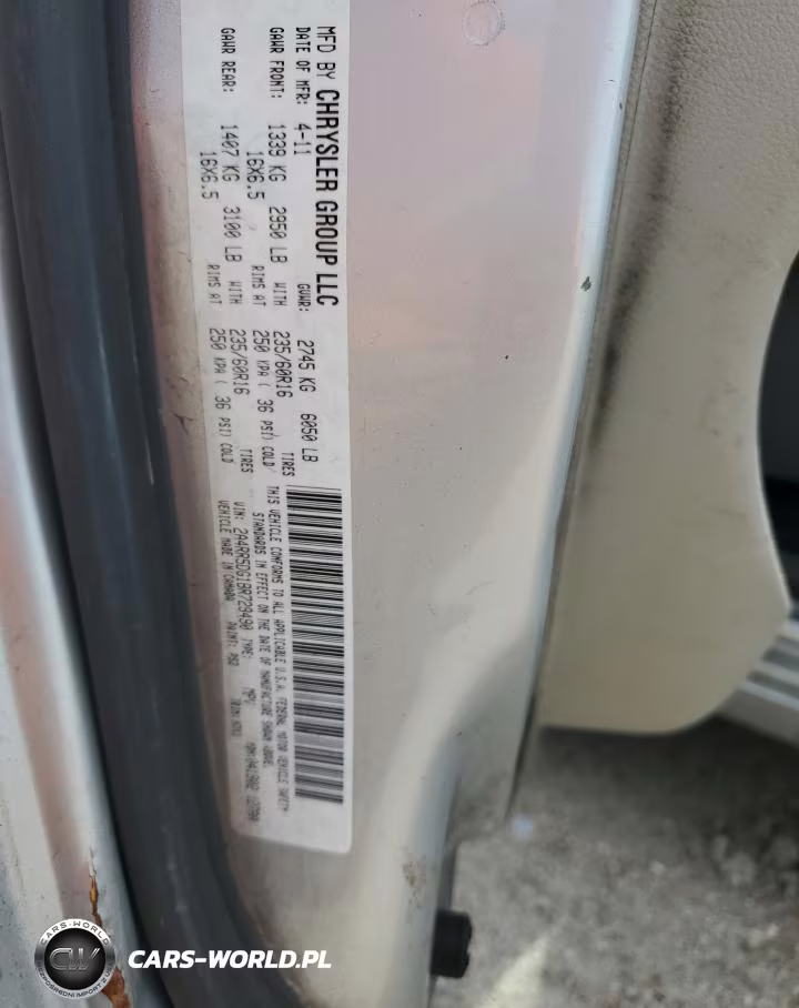 2011 Chrysler Town & Country Touring VIN:2A4RR5DG1BR723490 - 13