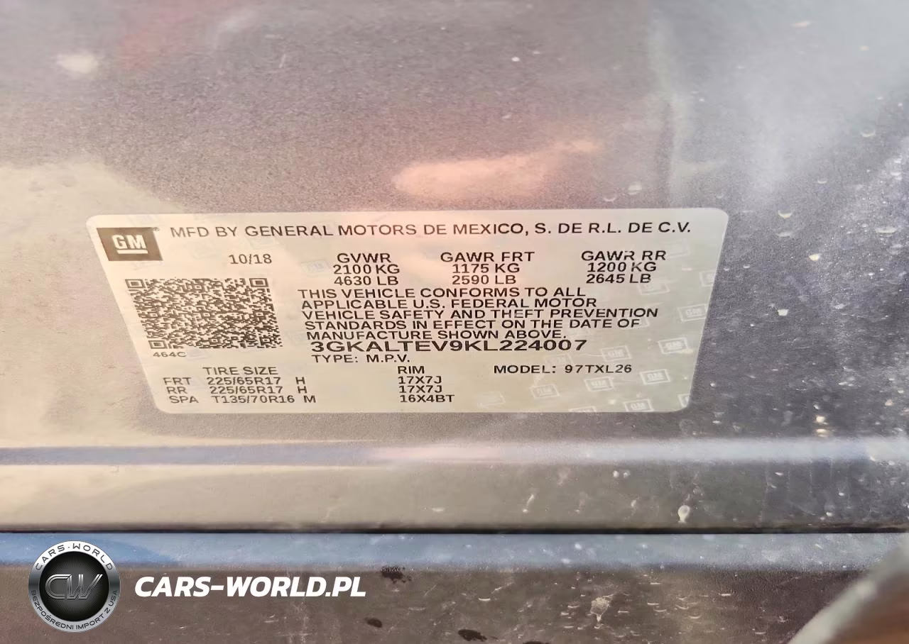 2019 GMC Terrain Sle VIN:3GKALTEV9KL224007 - 12