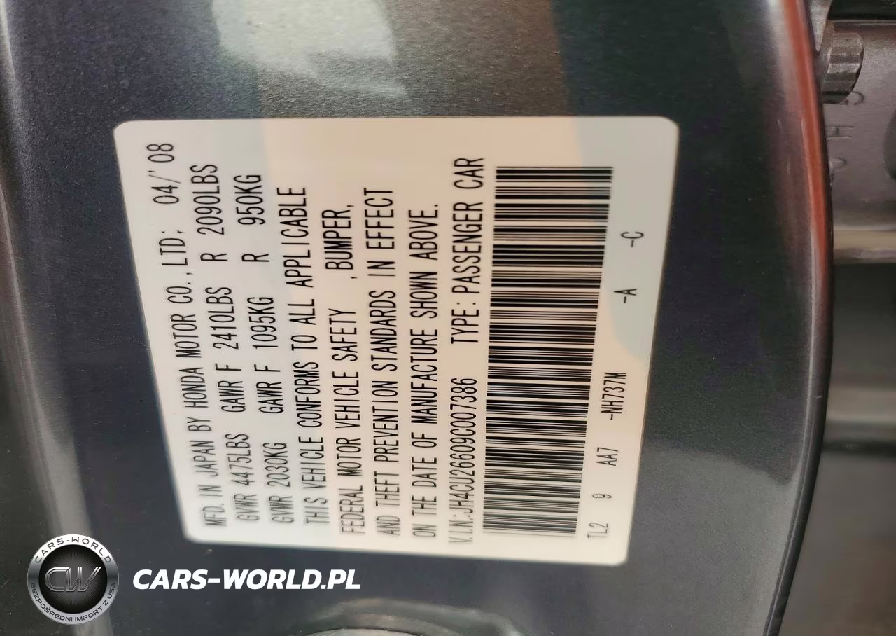 2009 Acura Tsx VIN:JH4CU26609C007386 - 12