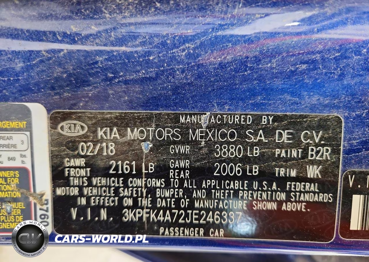 2018 Kia Forte Lx VIN:3KPFK4A72JE246337 - 12