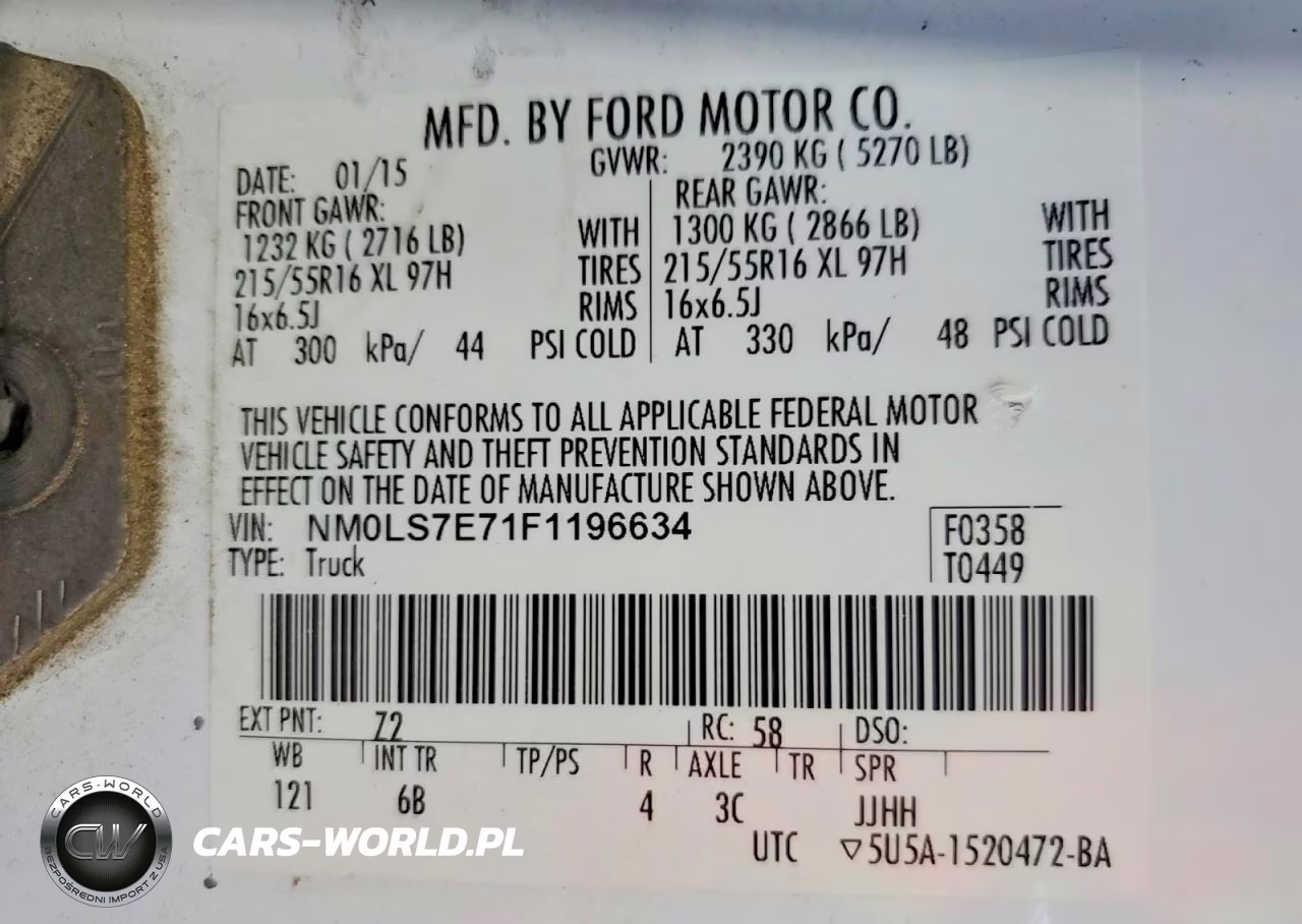 2015 Ford Transit Connect Xl VIN:NM0LS7E71F1196634 - 13