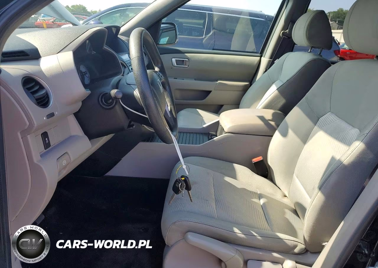 2013 Honda Pilot Lx VIN:5FNYF4H25DB036224 - 7