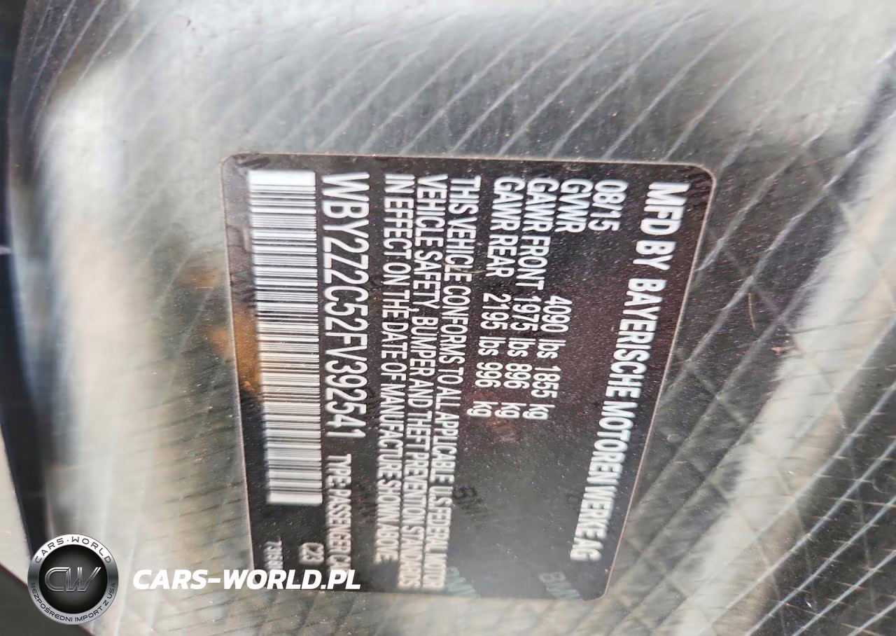 2015 BMW I8 VIN:WBY2Z2C52FV392541 - 12
