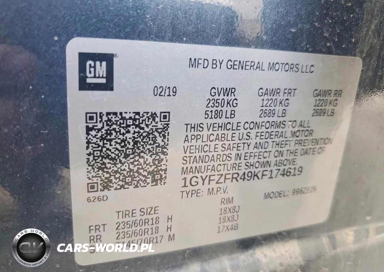 2019 Cadillac Xt4 Sport VIN:1GYFZFR49KF174619 - 13