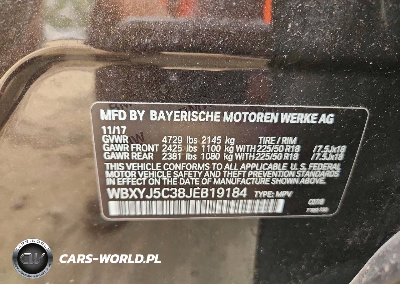 2018 BMW X2 xDrive28I VIN:WBXYJ5C38JEB19184 - 13