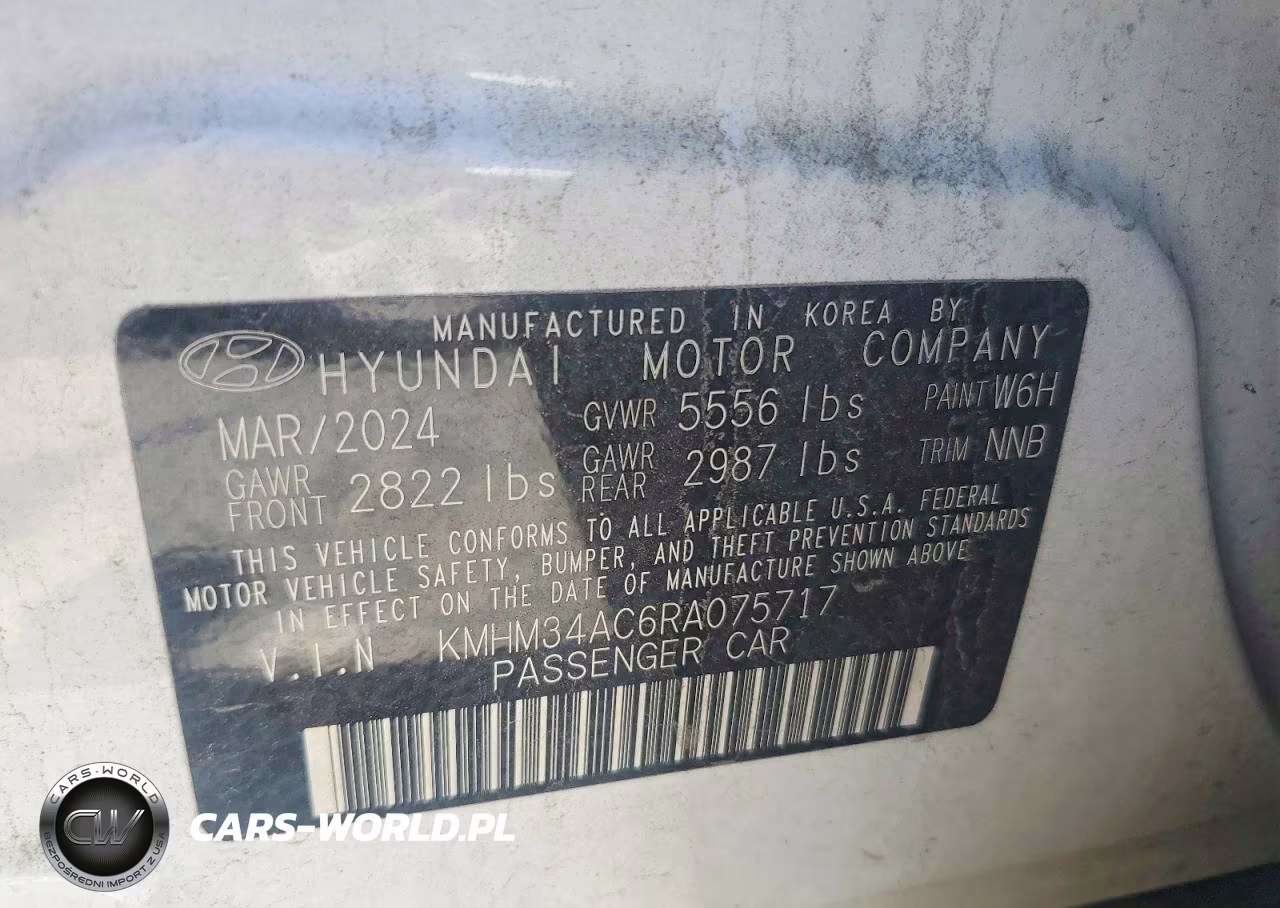 2024 Hyundai Ioniq 6 Sel VIN:KMHM34AC6RA075717 - 13
