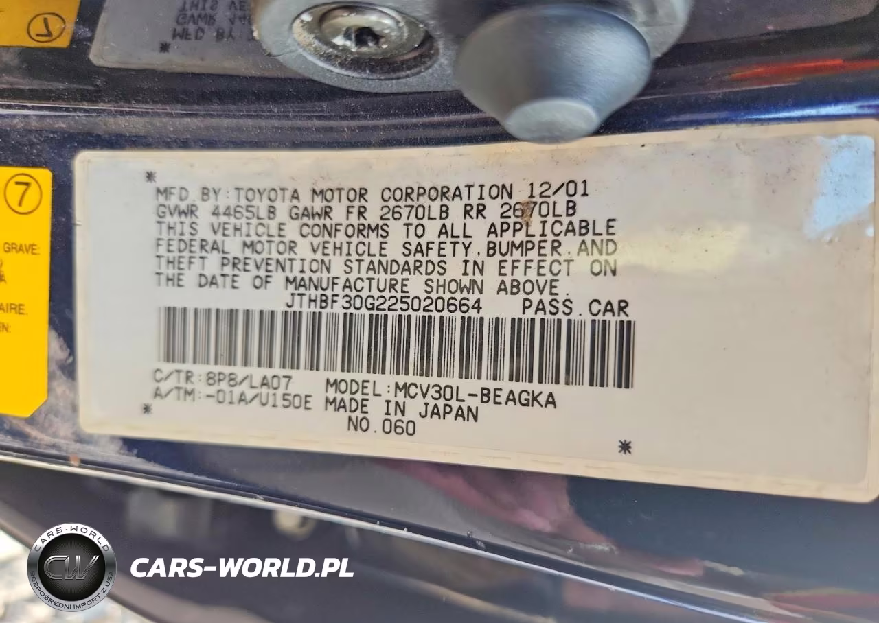 2002 Lexus Es 300 VIN:JTHBF30G225020664 - 12
