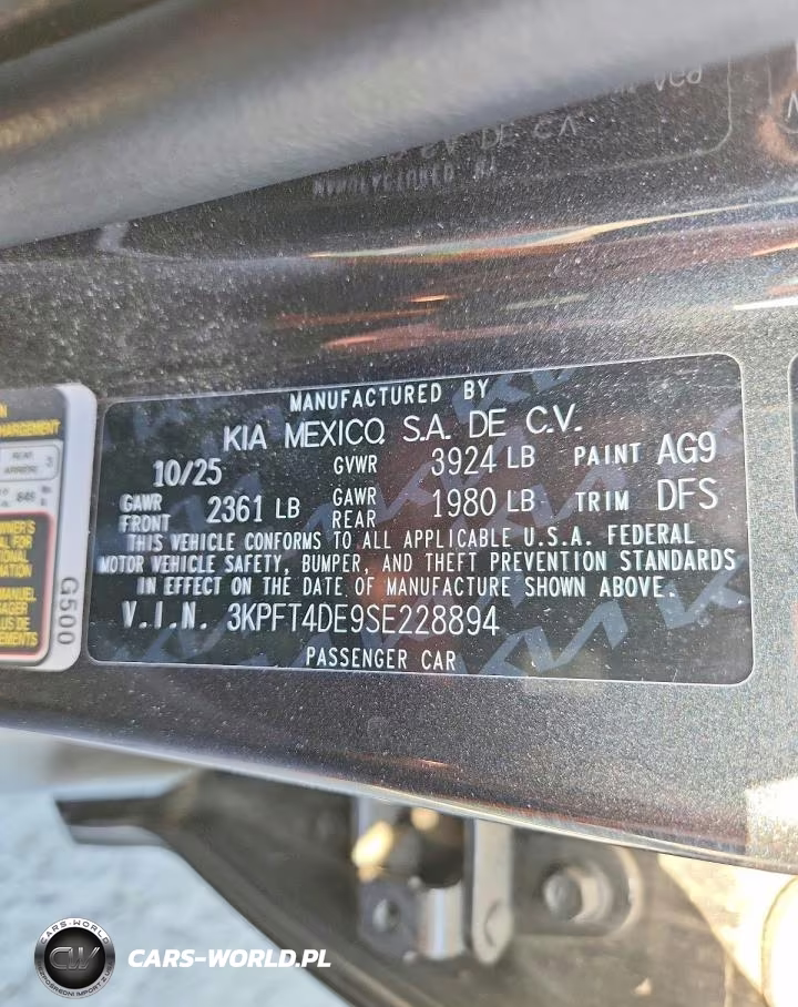 2025 Kia K4 Lxs VIN:3KPFT4DE9SE228894 - 13