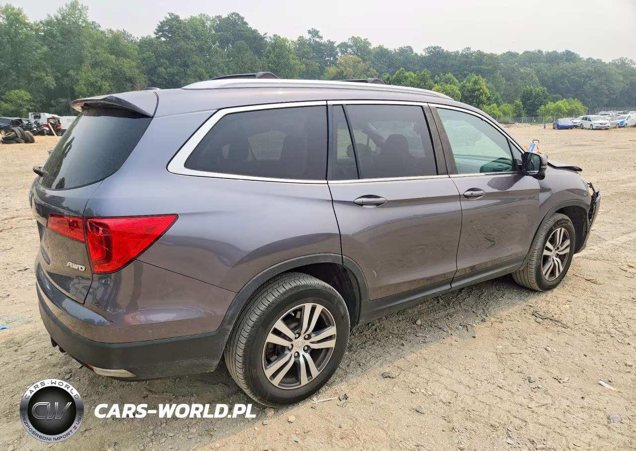 2016 Honda Pilot Exln VIN:5FNYF6H70GB126375 - 3