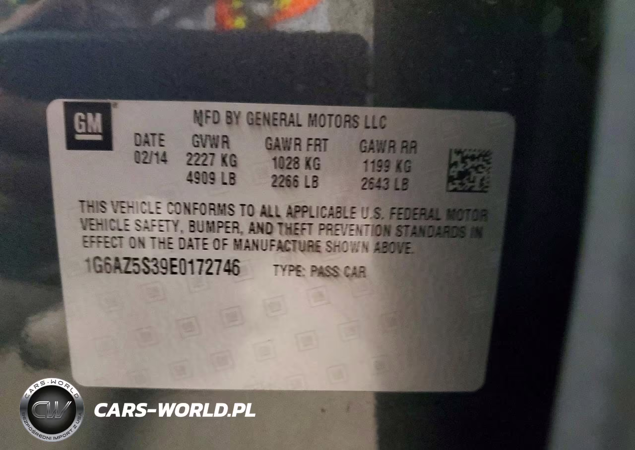 2014 Cadillac Cts Premium Collection VIN:1G6AZ5S39E0172746 - 13