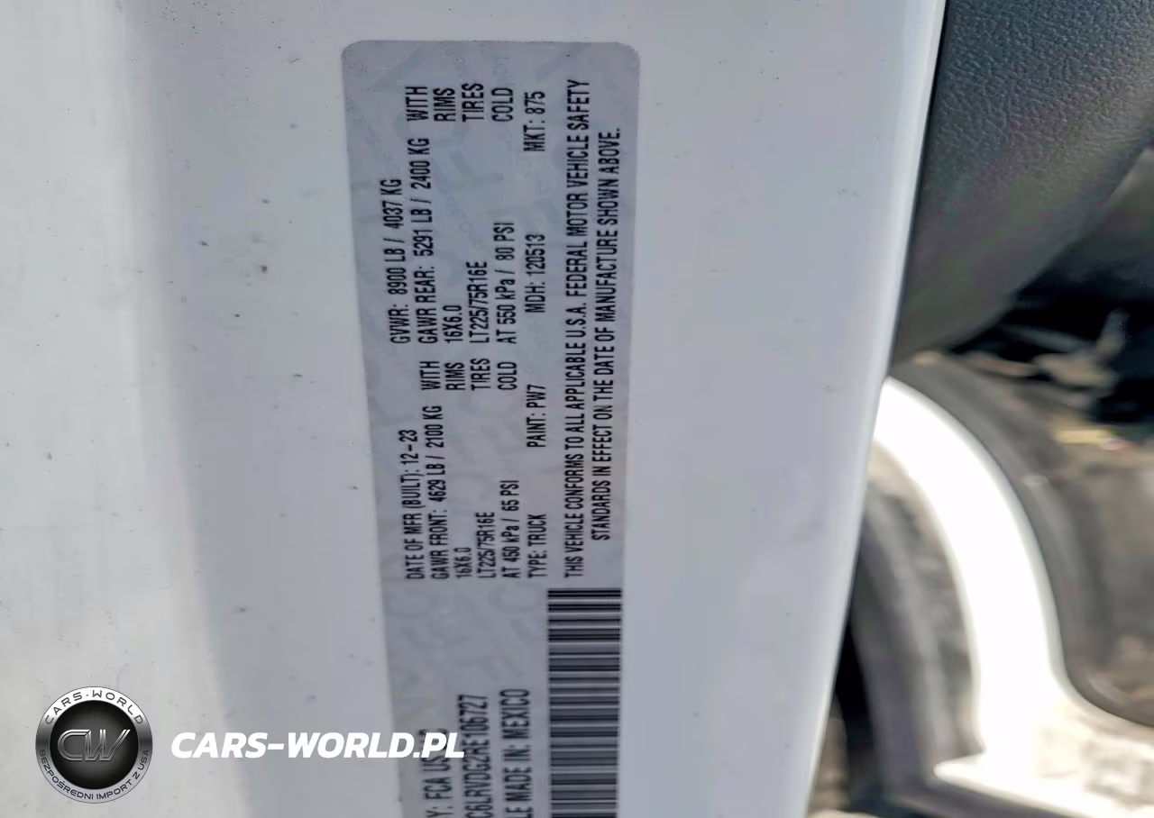 2024 Ram Promaster 2500 2500 High VIN:3C6LRVDG2RE106727 - 14