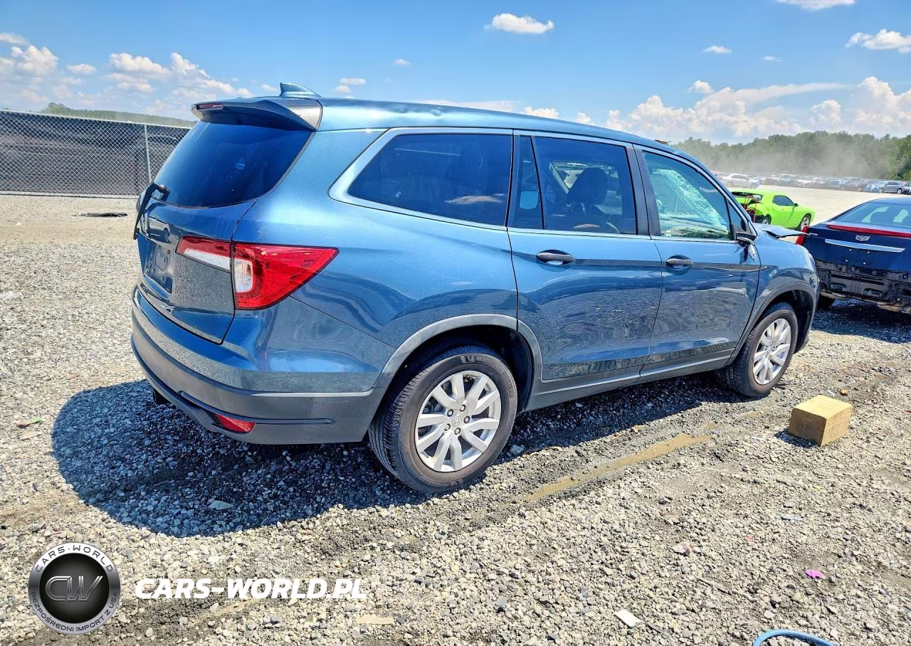 2019 Honda Pilot Lx VIN:5FNYF5H17KB033013 - 3