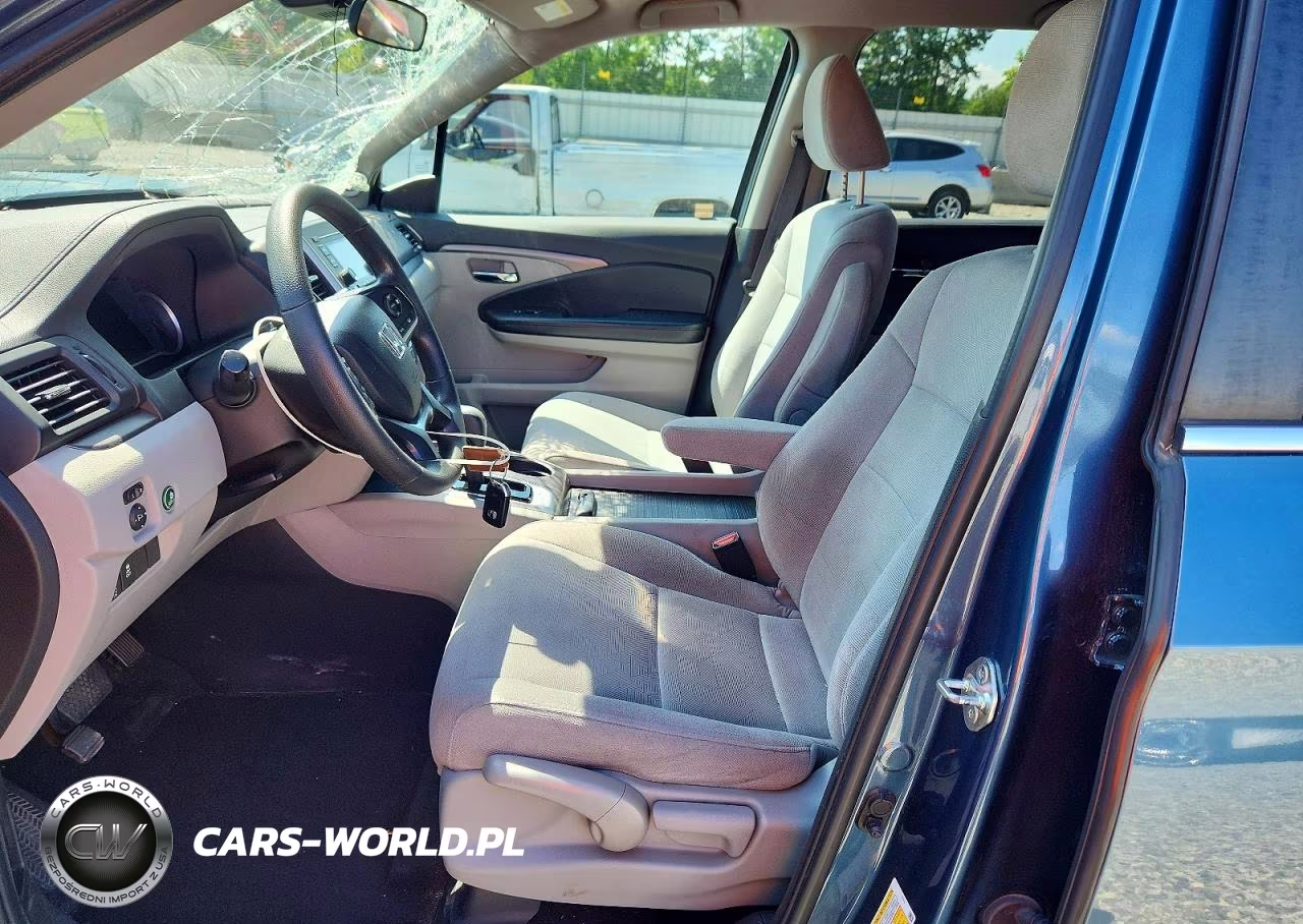 2019 Honda Pilot Lx VIN:5FNYF5H17KB033013 - 7