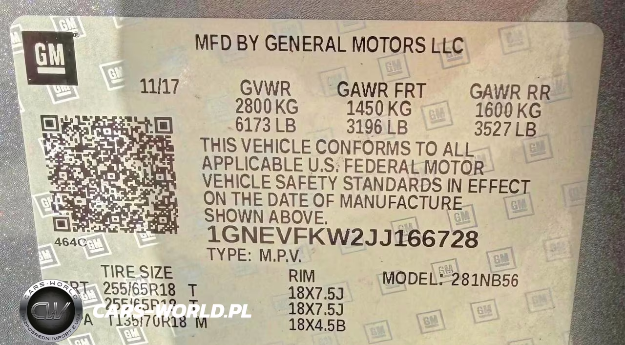 2018 Chevrolet Traverse Ls VIN:1GNEVFKW2JJ166728 - 10