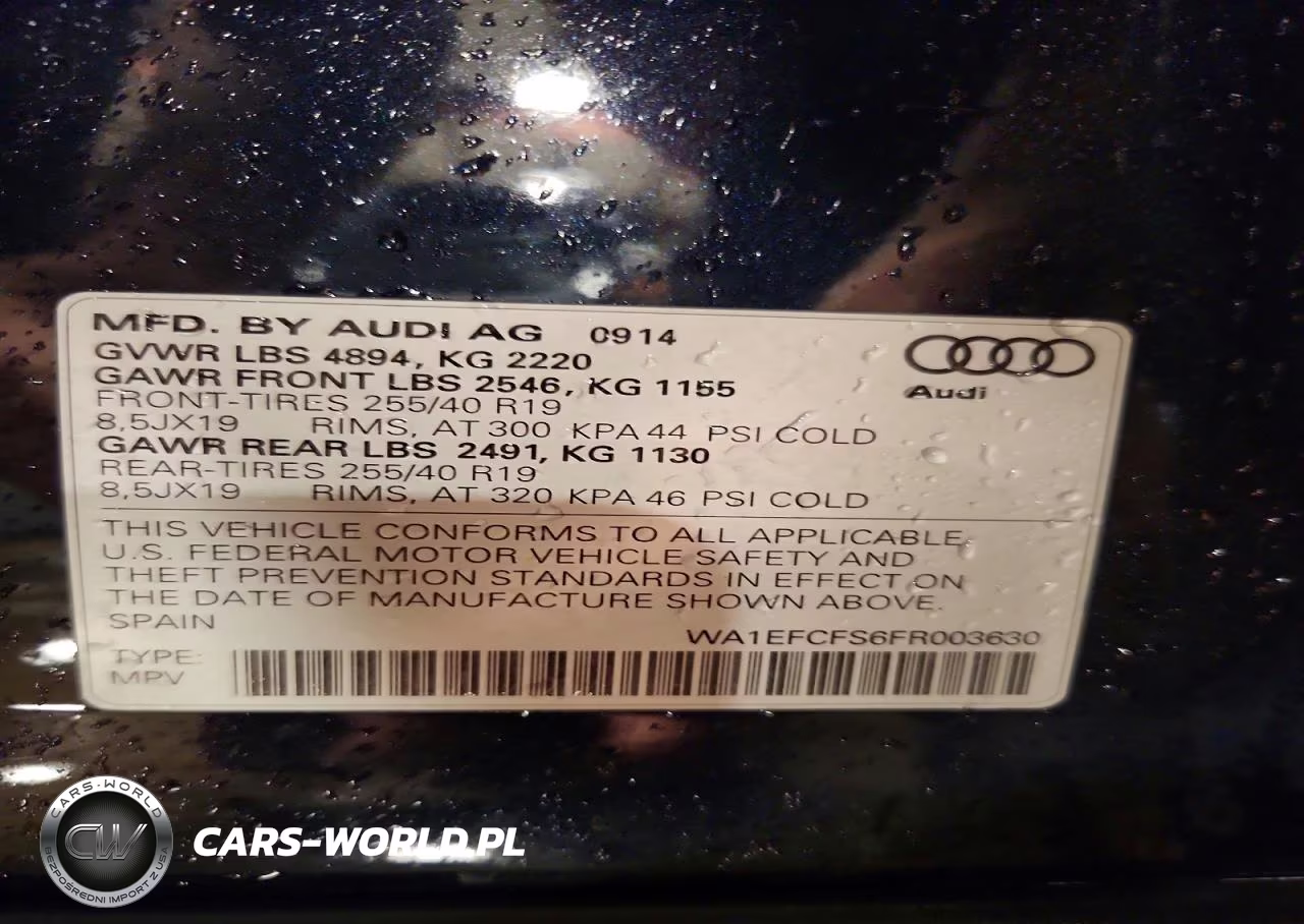 2015 Audi Q3 Premium Plus VIN:WA1EFCFS6FR003630 - 13