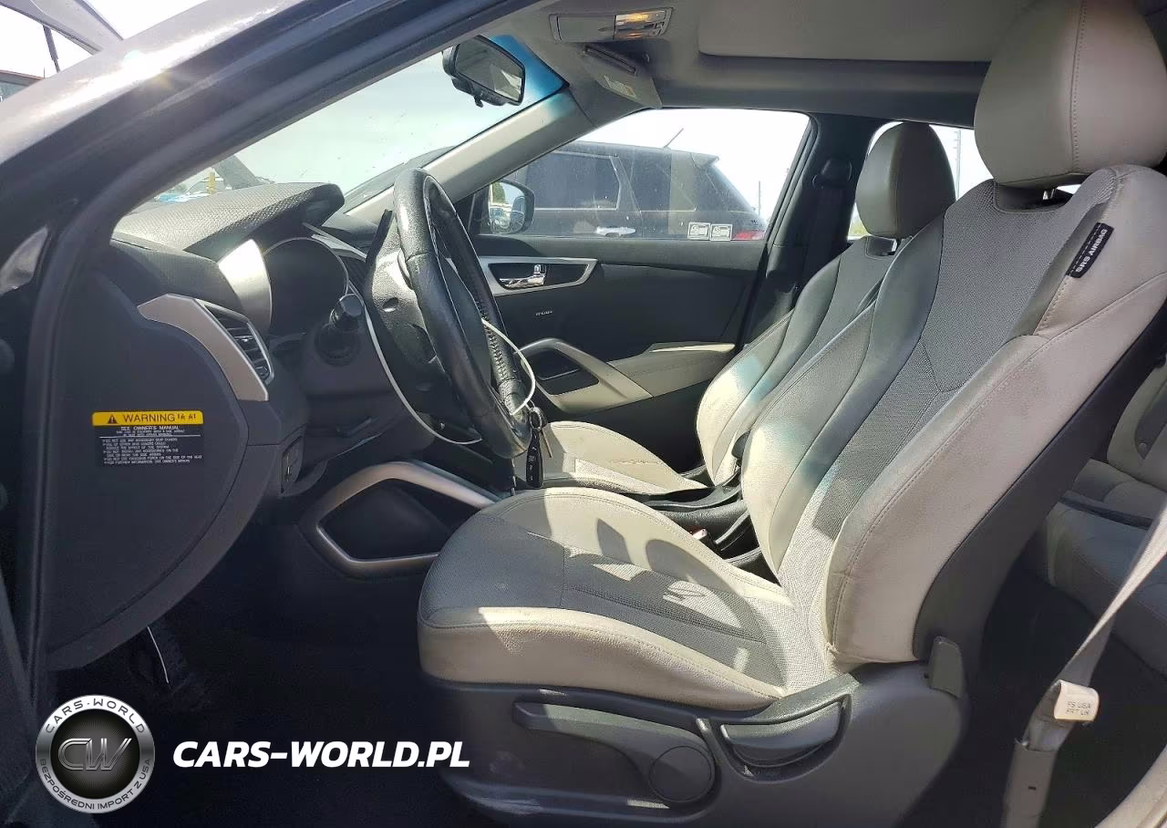 2013 Hyundai Veloster Base VIN:KMHTC6AD1DU102930 - 7