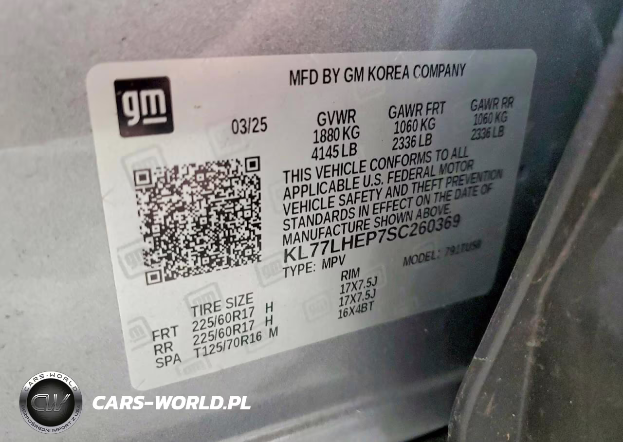 2025 Chevrolet Trax 1Lt VIN:KL77LHEP7SC260369 - 14