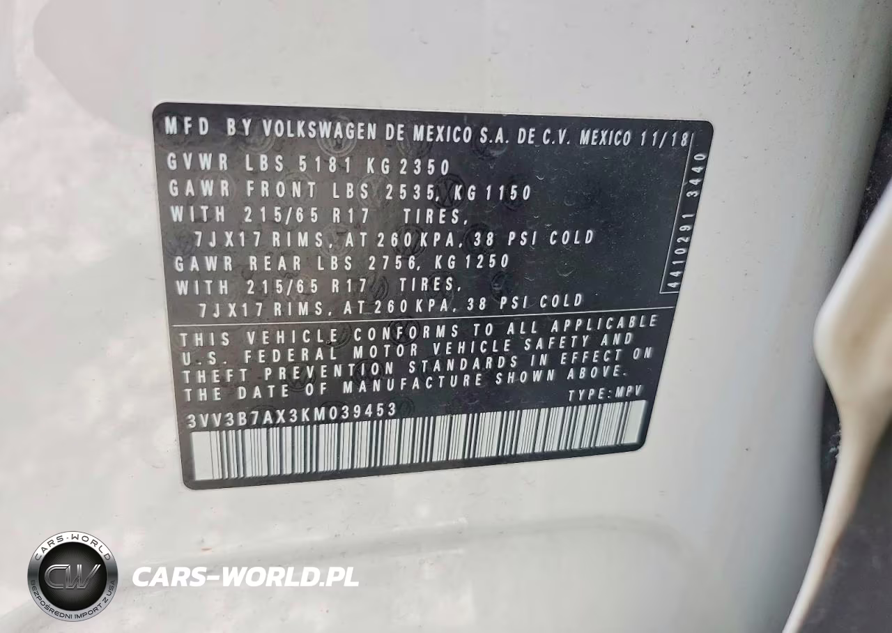 2019 Volkswagen Tiguan Se-Sel-Sel R-Line Jet-Black-Sel R-Line VIN:3VV3B7AX3KM039453 - 12