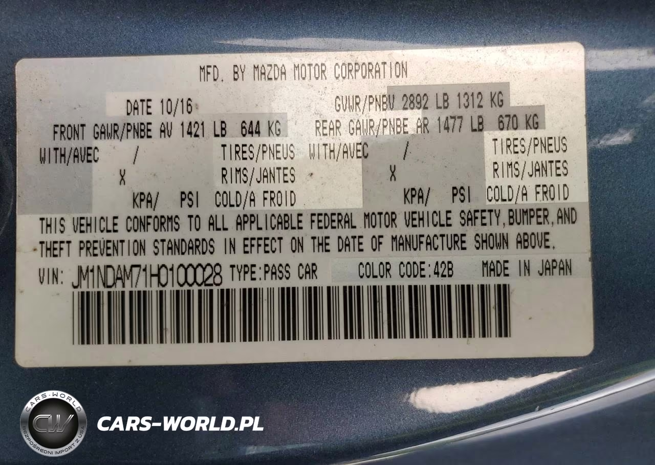 2017 Mazda Mx-5 Miata Grand Touring VIN:JM1NDAM71H0100028 - 12