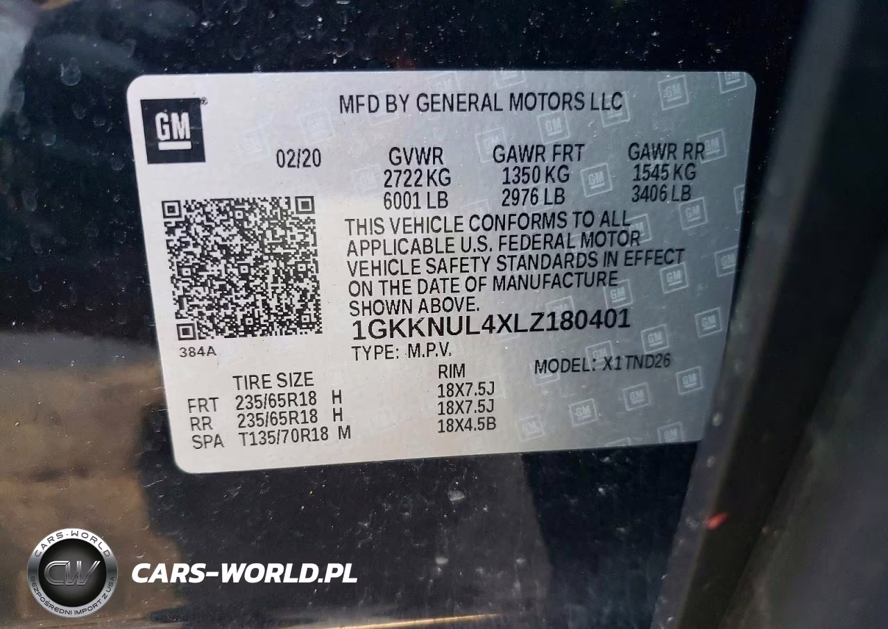 2020 GMC Acadia Slt VIN:1GKKNUL4XLZ180401 - 13