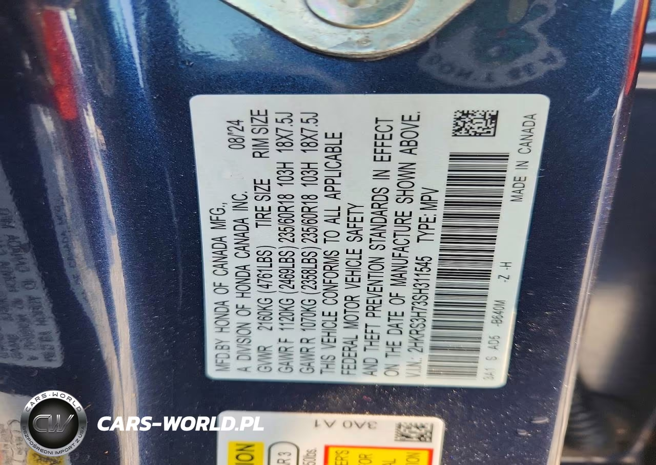 2025 Honda Cr-V Exl VIN:2HKRS3H73SH311545 - 13