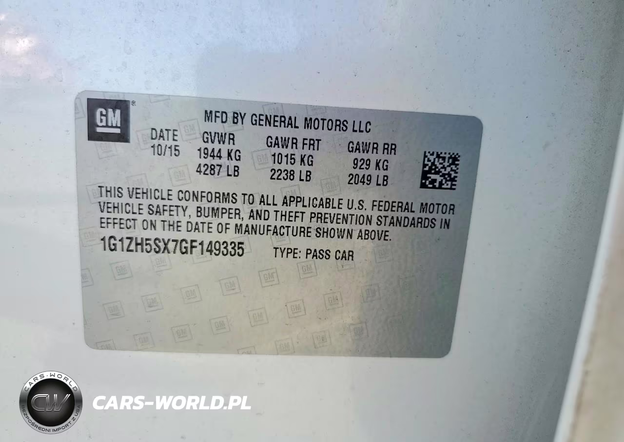 2016 Chevrolet Malibu Premier VIN:1G1ZH5SX7GF149335 - 12