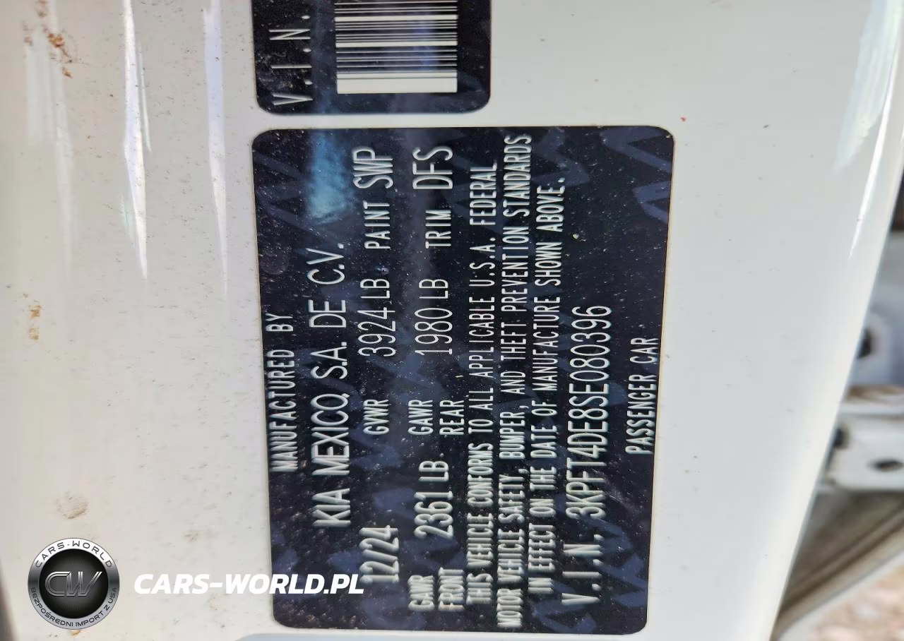 2025 Kia K4 Lx VIN:3KPFT4DE8SE080396 - 12