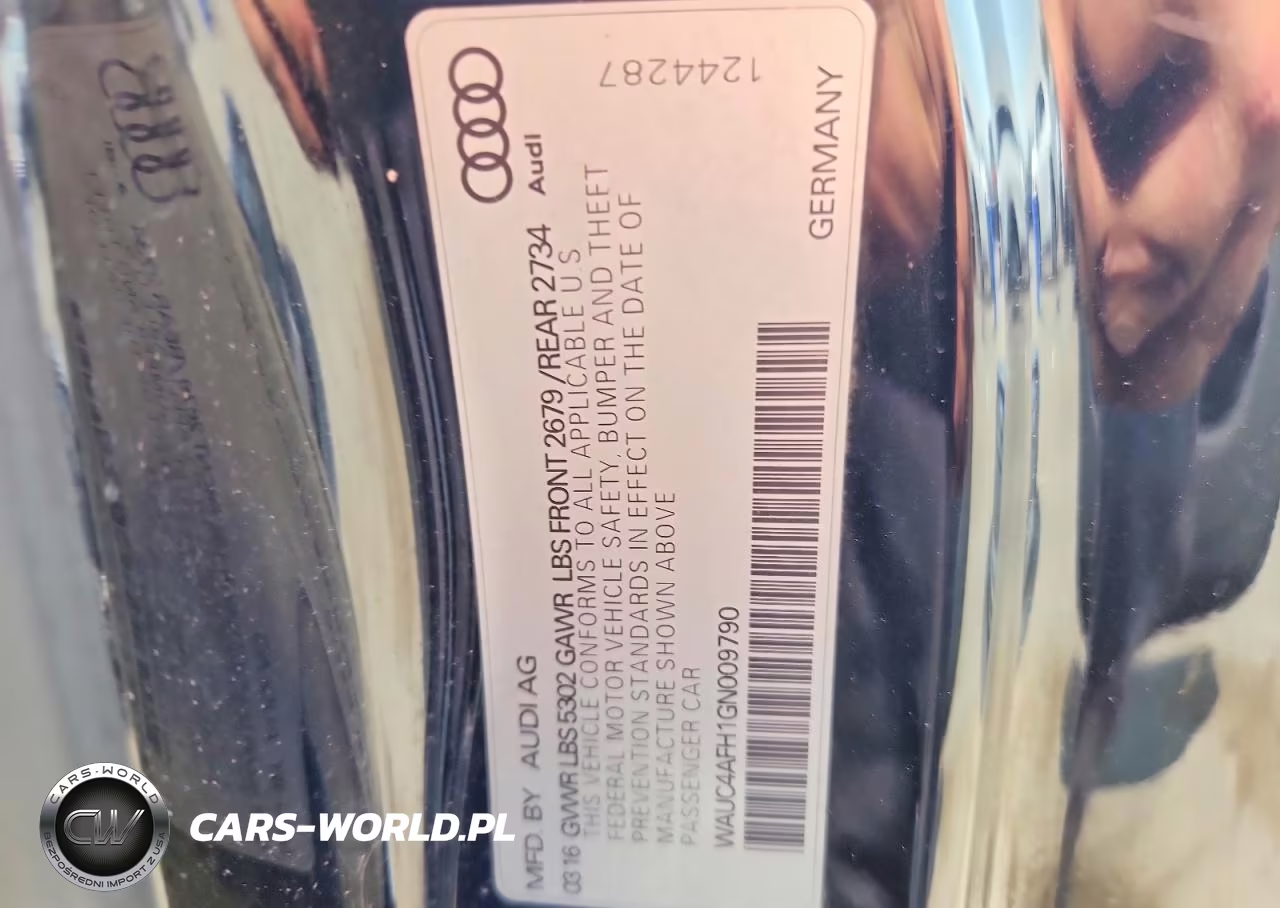 2016 Audi S5 Premium Plus VIN:WAUC4AFH1GN009790 - 13