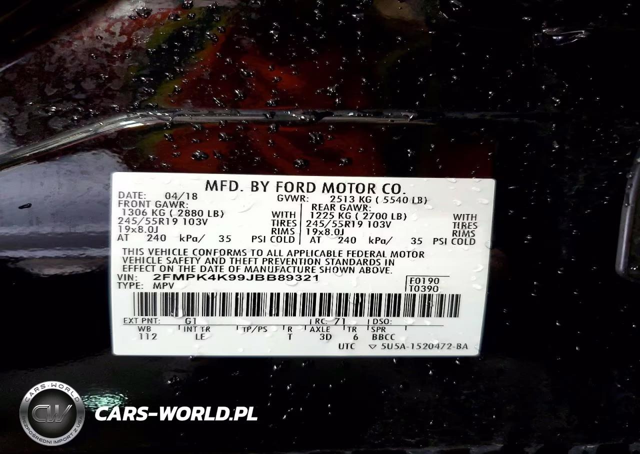 2018 Ford Edge Titanium VIN:2FMPK4K99JBB89321 - 14