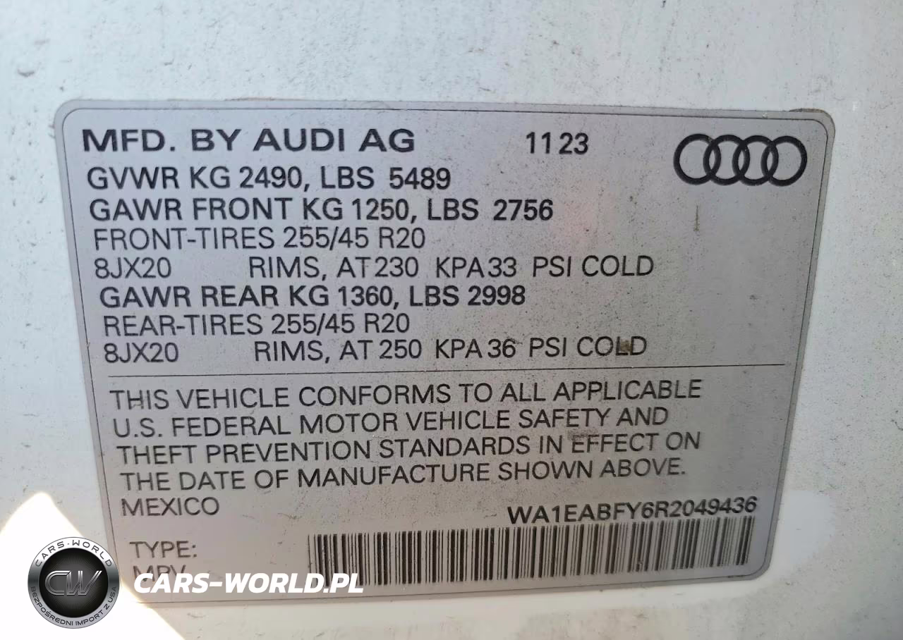 2024 Audi Q5 Premium Plus 45 VIN:WA1EABFY6R2049436 - 12