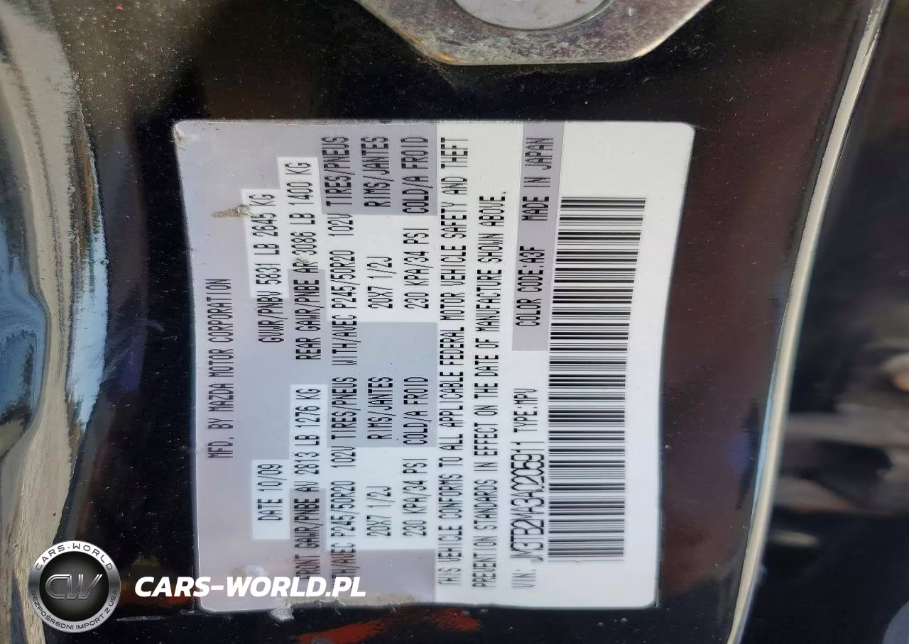 2010 Mazda Cx-9 VIN:JM3TB2MA3A0205911 - 13