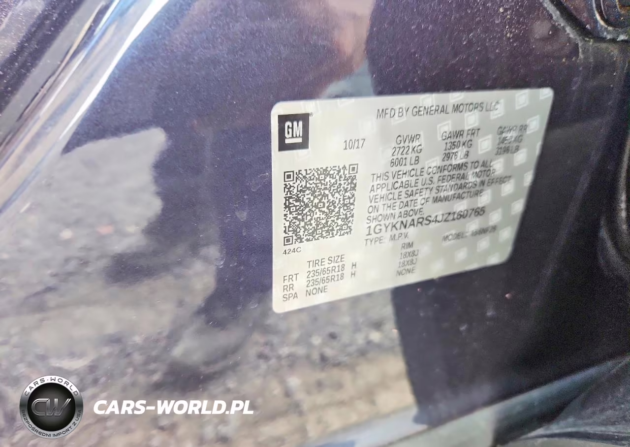 2018 Cadillac Xt5 VIN:1GYKNARS4JZ160765 - 13